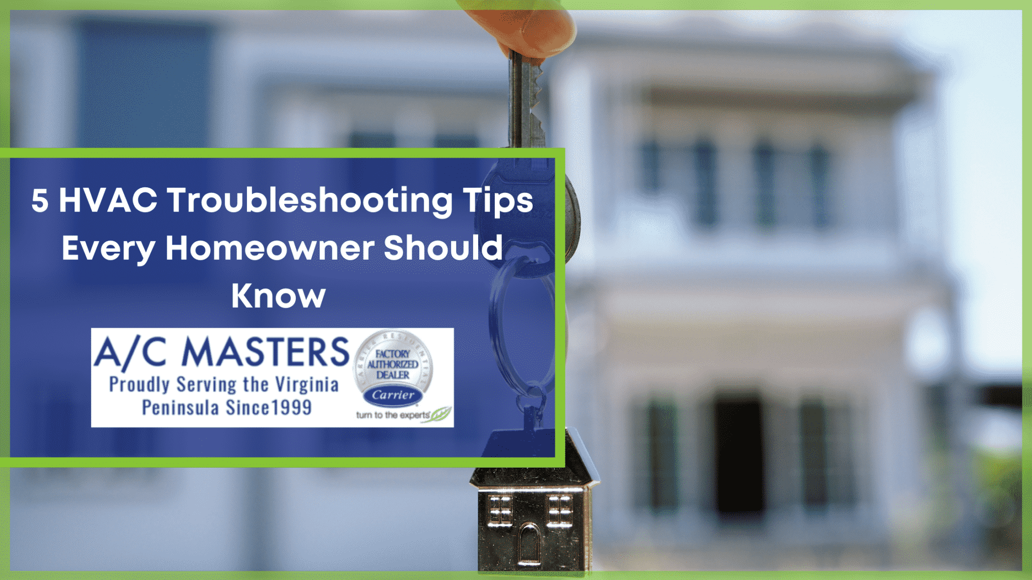 5 HVAC Troubleshooting Tips Every Homeowner Should Know - A/C Masters ...